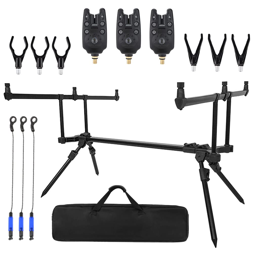 Fishing Rod Stand with Bite Alarm