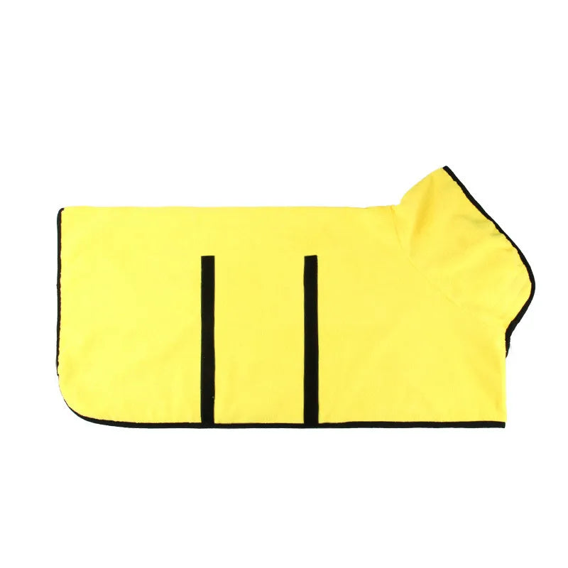 Fast-Dry Pet Bathrobe Towel