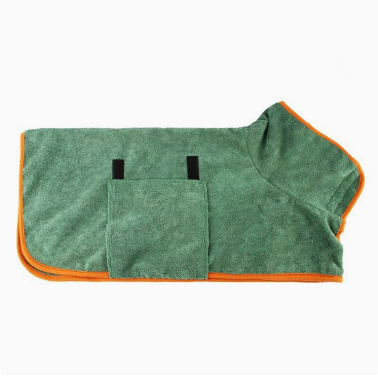 Fast-Dry Pet Bathrobe Towel