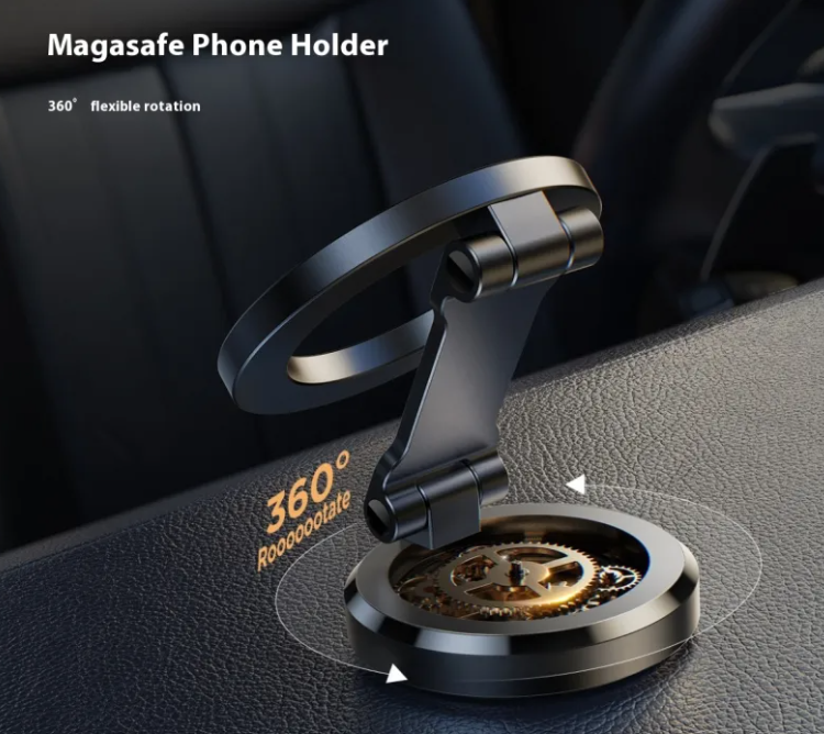 Foldable Magnetic Car Phone Mount