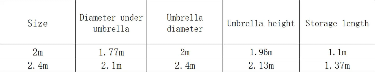 Outdoor Garden Umbrella