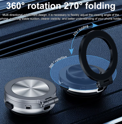 Foldable Magnetic Car Phone Mount
