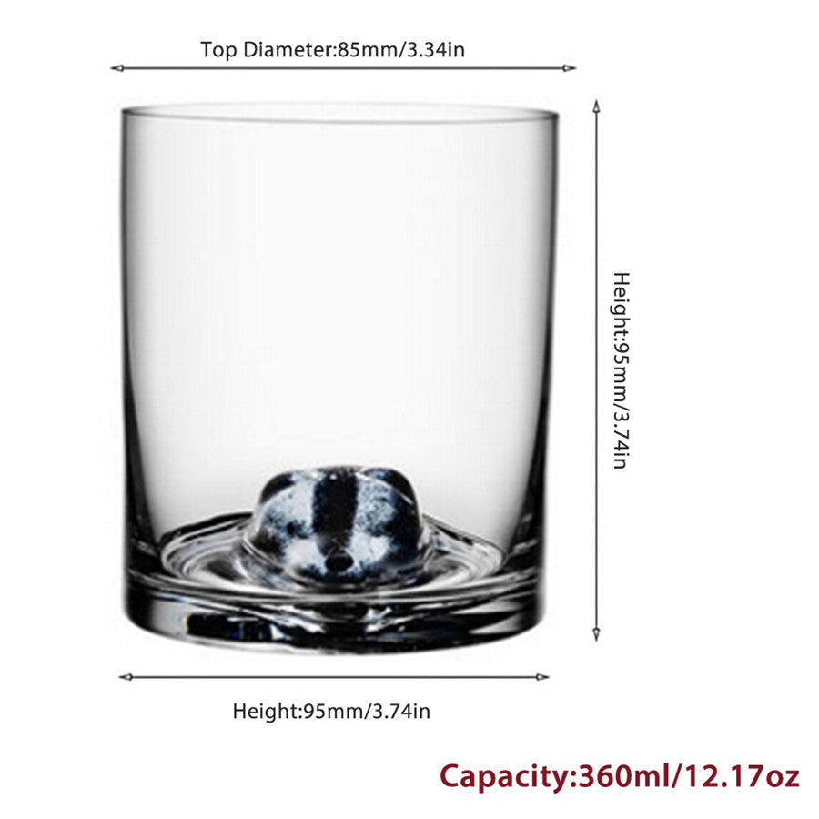 Animal Bear Glass Cup, Creative Animal Design
