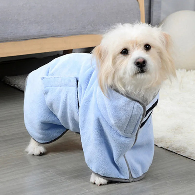 Fast-Dry Pet Bathrobe Towel