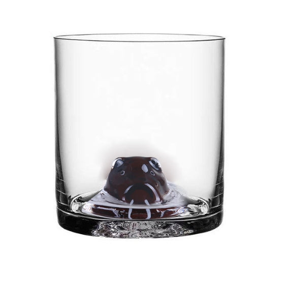 Animal Bear Glass Cup, Creative Animal Design