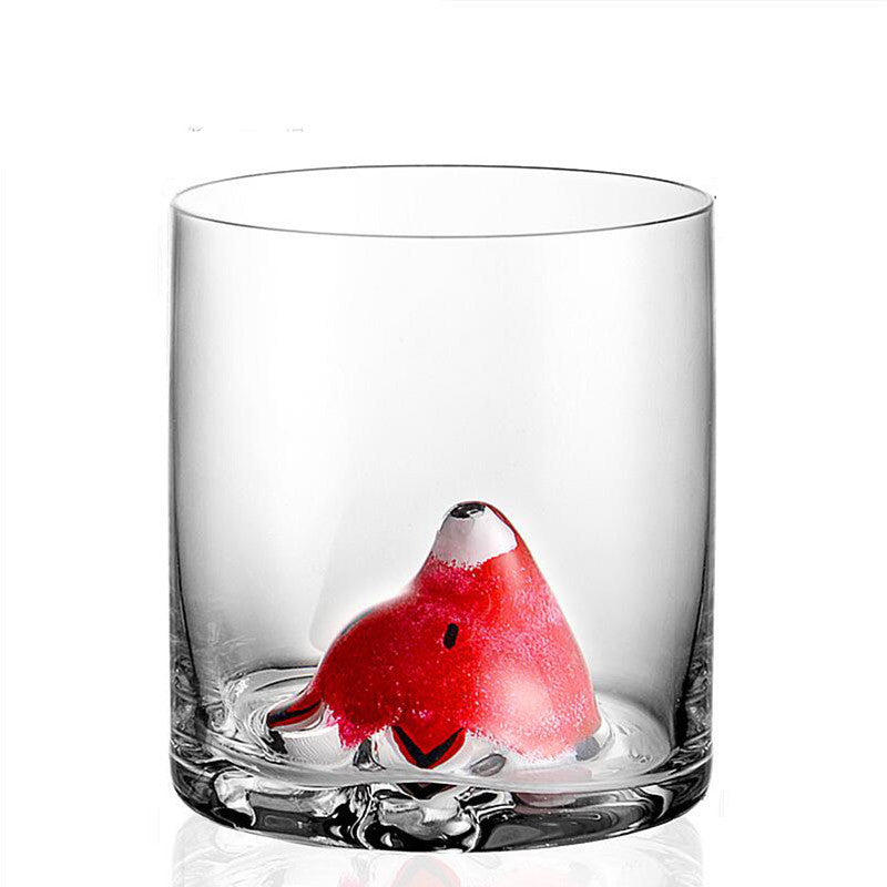 Animal Bear Glass Cup, Creative Animal Design